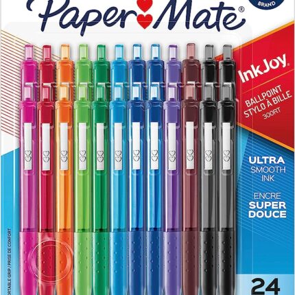 Paper Mate InkJoy 300RT Retractable Ballpoint Pens, 10ink Colors