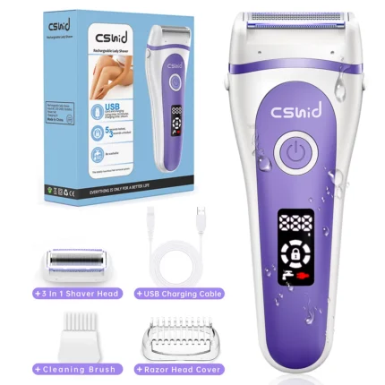 3 IN 1 Electric Razor for Women, Painless Lady Shaver